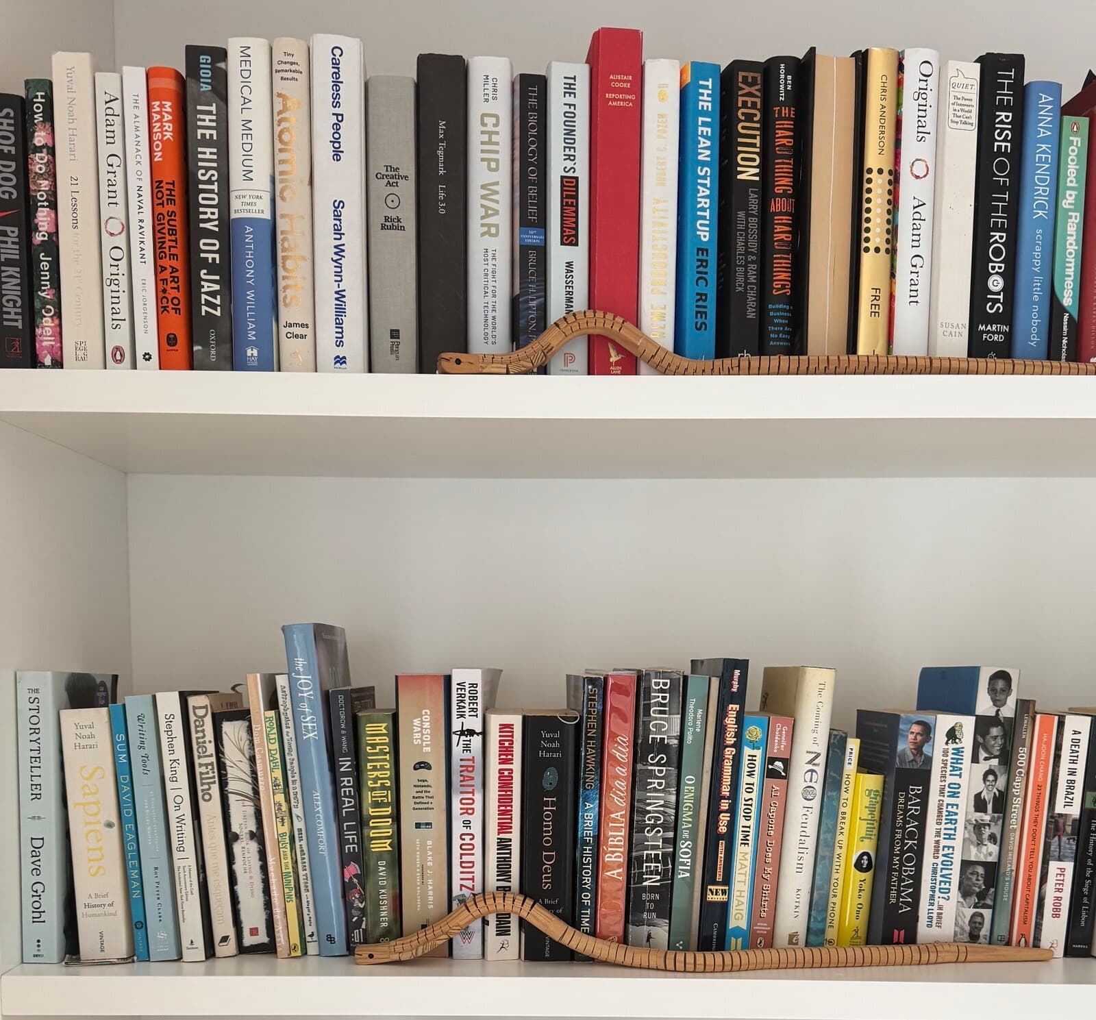 A home bookshelf